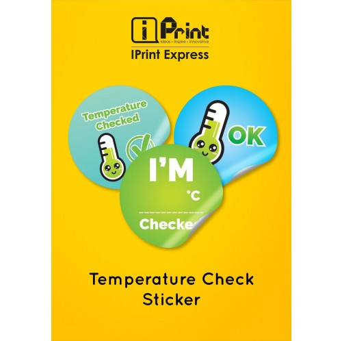 Temperature Check Sticker