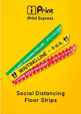 Social Distancing Floor Strips