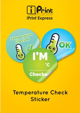 Temperature Check Sticker
